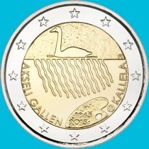 Финляндия 2 евро 2015 год. Аксели Галлен-Каллела