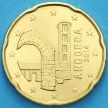 Монета Андорра 20 евроцентов 2014 год.