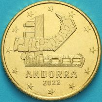 Андорра 50 евроцентов 2022 год.