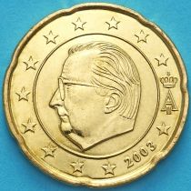 Бельгия 20 евроцентов 2003 год. (тип1)