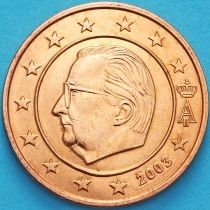 Бельгия 2 евроцента 2003 год. (тип 1)