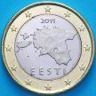 Монета Эстония 1 евро 2011 год.