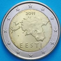 Эстония 2 евро 2011 год.