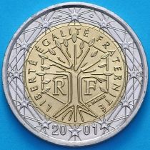 Франция 2 евро 2001 год. 