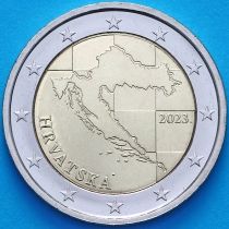 Хорватия 2 евро 2023 год.