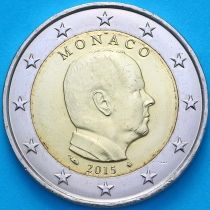 Монако 2 евро 2015 год. Тип 2
