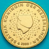 Нидерланды 10 евроцентов 2000 год. (тип 1)