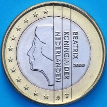 Нидерланды 1 евро 2000 год. 