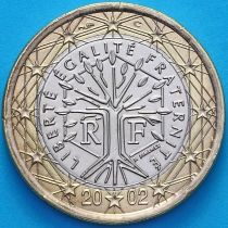 Франция 1 евро 2002 год.