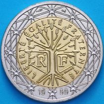 Франция 2 евро 1999 год. 