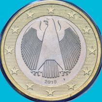 Германия 1 евро 2010 год. F.