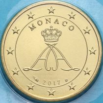 Монако 10 евроцентов 2017 год. BU