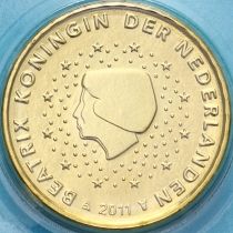 Нидерланды 10 евроцентов 2011 год. BU
