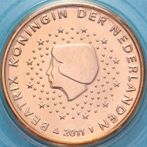 Нидерланды 1 евроцент 2011 год. BU