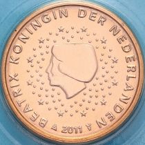 Нидерланды 2 евроцента 2011 год. BU