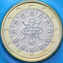 Португалия 1 евро 2014 год. BU
