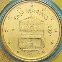 Сан Марино 10 евроцентов 2021 год. BU