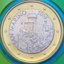 Сан Марино 1 евро 2019 год. BU