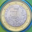 Монета Сан Марино 1 евро 2021 год. BU