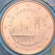 Монета Сан Марино 5 евроцентов 2018 год. BU
