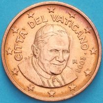 Ватикан 2 евроцента 2008 год. Тип 3