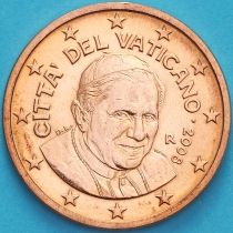 Ватикан 5 евроцентов 2008 год. Тип 3