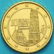 Монета Австрия 10 евроцентов 2014 год.