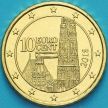 Монета Австрия 10 евроцентов 2018 год.