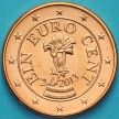 Монета Австрия 1 евроцент 2013 год.