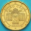 Монеты Австрия 20 евроцентов 2013 год.