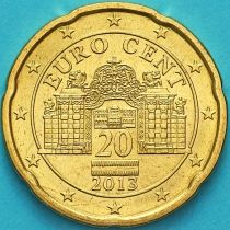 Австрия 20 евроцентов 2013 год.