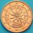 Монета Австрия 2 евроцента 2014 год.