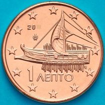 Греция 1 евроцент 2009 год.