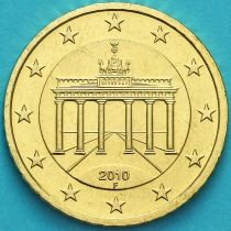 Германия 50 евроцентов 2010 год. F