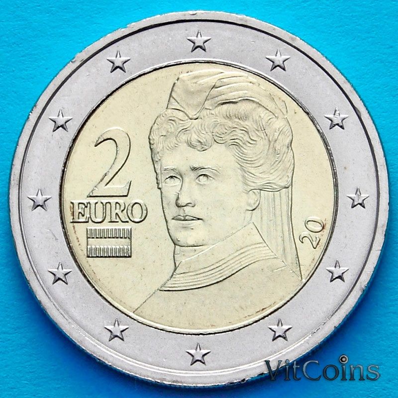 Монета Австрия 2 евро 2017 год.