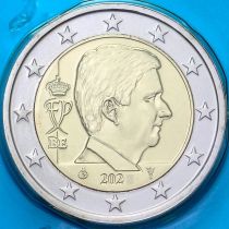 Бельгия 2 евро 2025 год. BU