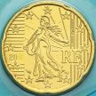 Монета Франция 20 евроцентов 2000 год. На монете есть дата
