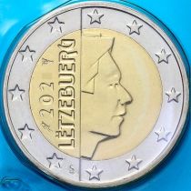 Люксембург 2 евро 2025 год. BU