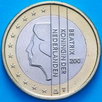 Нидерланды 1 евро 2008 год.