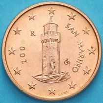 Сан Марино 1 евроцент 2004 год.