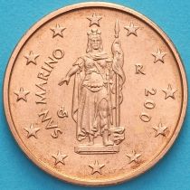 Сан Марино 2 евроцента 2004 год.