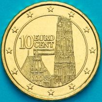 Австрия 10 евроцентов 2019 год. На монете есть дата 2019 г.