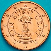 Австрия 1 евроцент 2015 год.