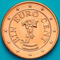 Австрия 1 евроцент 2019 год. На монете есть дата 2019 г.