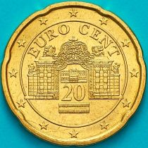 Австрия 20 евроцентов 2019 год. На монете есть дата 2019 г.