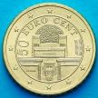 Монета Австрия 50 евроцентов 2016 год. На монете есть дата 2016 г.