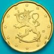Монета Финляндия 20 евроцентов 2012 год. Fi. Лев. На монете есть дата 2012