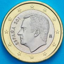 Испания 1 евро 2019 год.  Филипп VI
