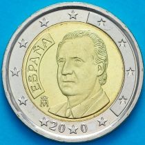 Испания 2 евро 2008 год. 1 тип 2-ая карта