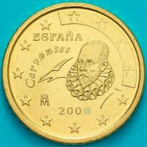 Испания 10 евроцентов 2001 год.